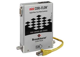 Flow controllers feature a 0.2% measurement accuracy